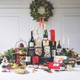 The Silent Night Irish Food Hamper featuring premium wines, champagne, Christmas pudding, mince pies, Irish cheeses, Bewley’s coffee, Barry’s Tea, gourmet biscuits, preserves, luxury chocolates, and festive treats beautifully arranged with holiday decorations – available at GiftsDirect.com The Silent Night Irish Food Hamper featuring premium wines, champagne, Christmas pudding, mince pies, Irish cheeses, Bewley’s coffee, Barry’s Tea, gourmet biscuits, preserves, luxury chocolates, and festive treats beautifully arranged with holiday decorations – available at GiftsDirect.com